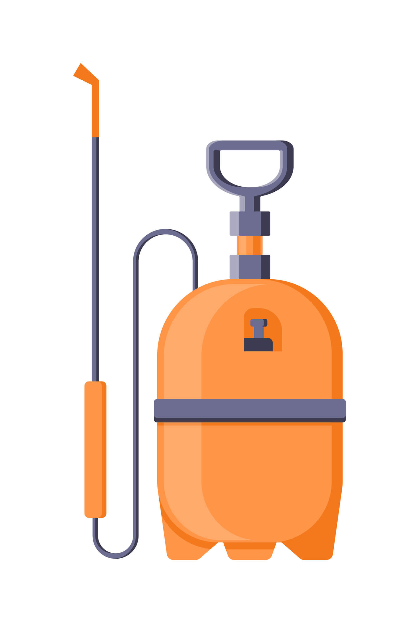 Garden sanitizer pest exterminators spraying pesticides container isometric icon vector illustration. Farming chemical poison insect spreading control prevention. Toxic insecticide care balloon